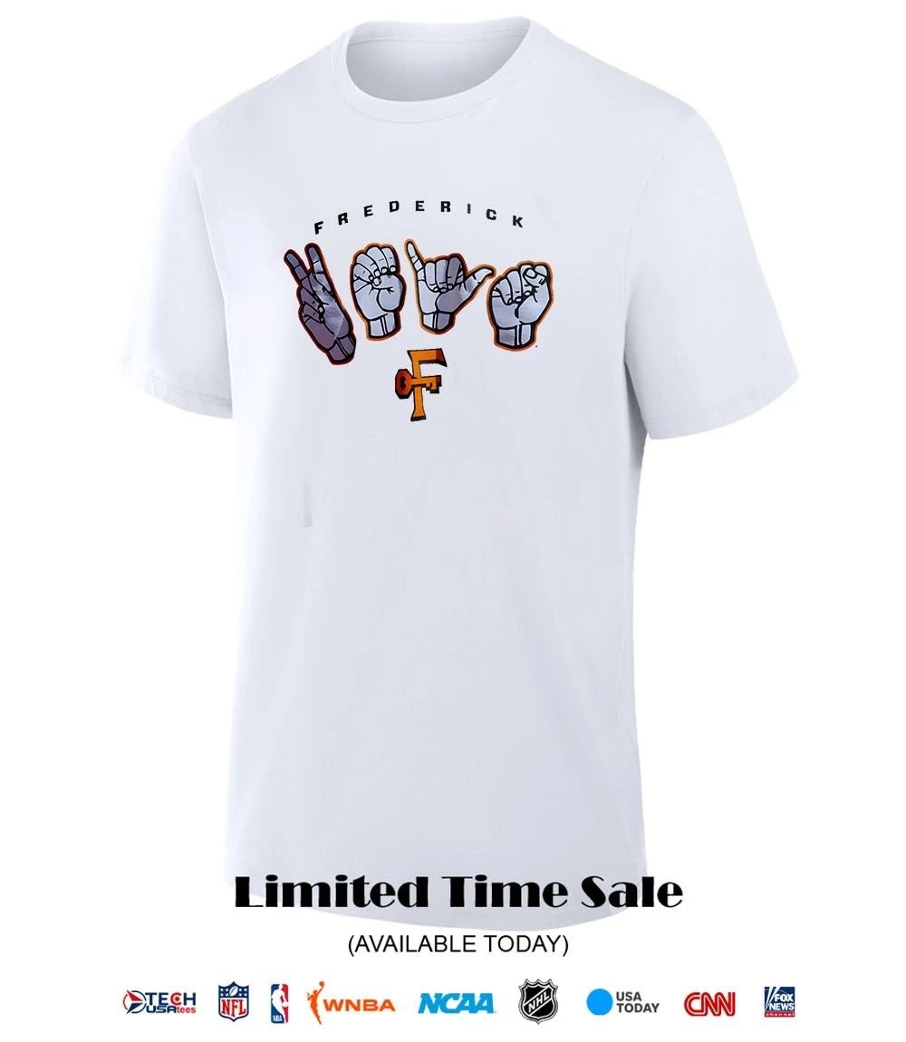 Frederick Keys ASL hand shirt
