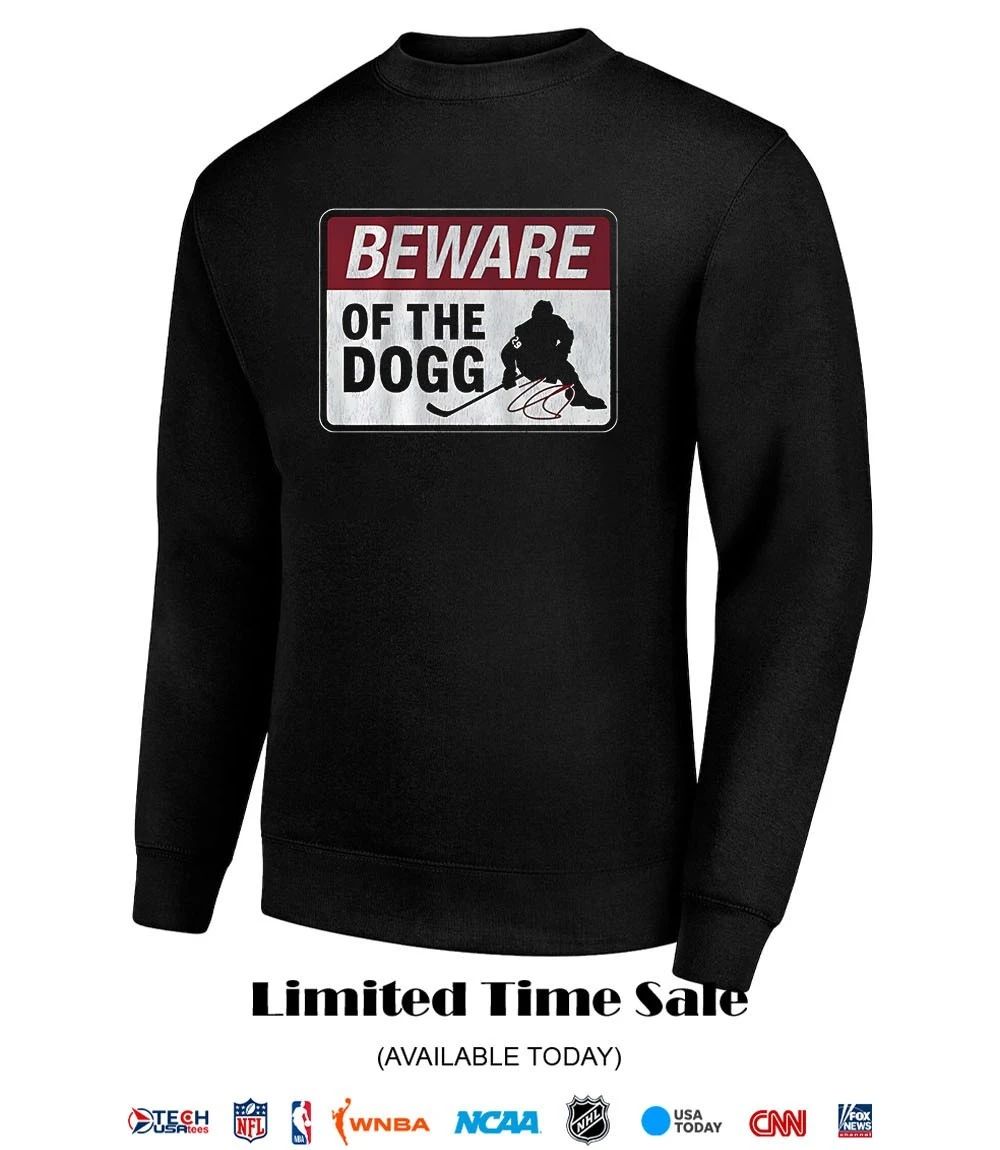 Nathan MacKinnon Colorado Avalanche Beware of The Dogg signature shirt