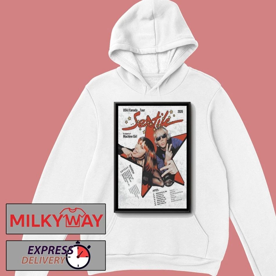 SEXTILE USA And Canada 2026 Tour Poster shirt