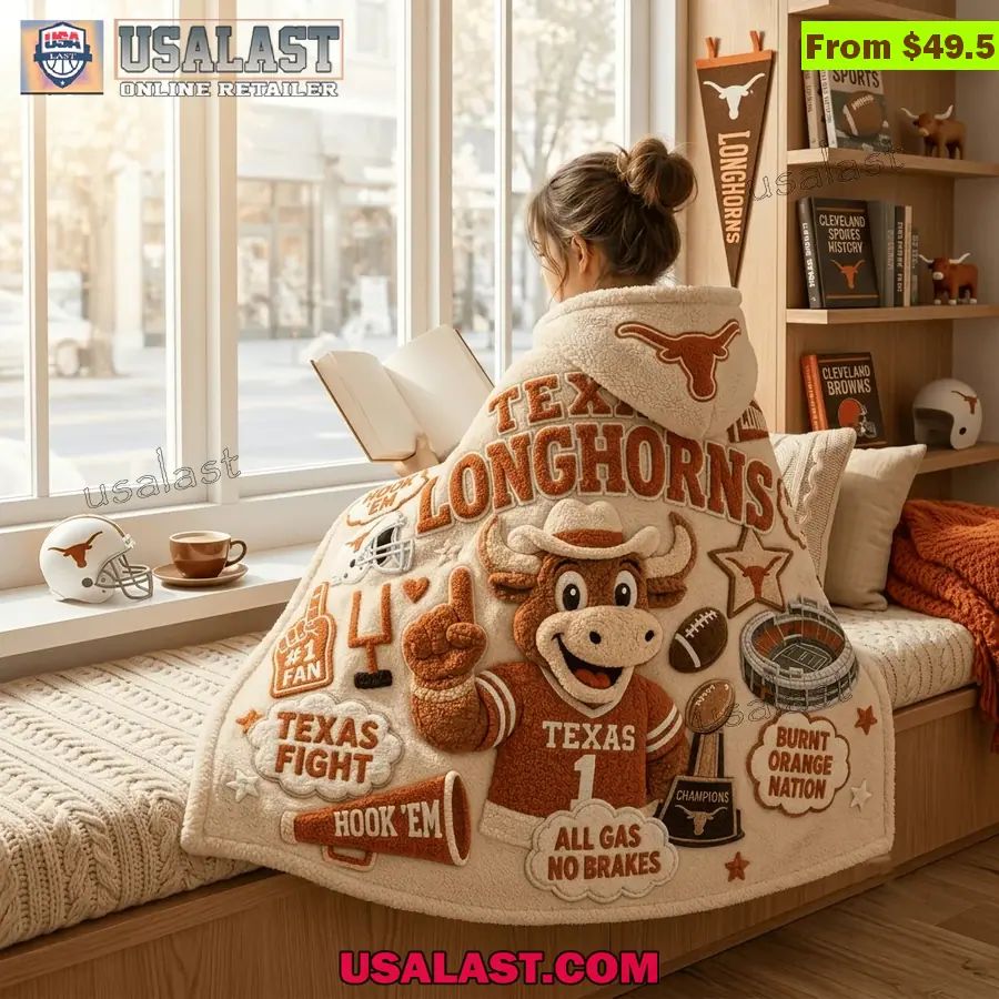 Texas Longhorns Limited Edition Hooded Blanket