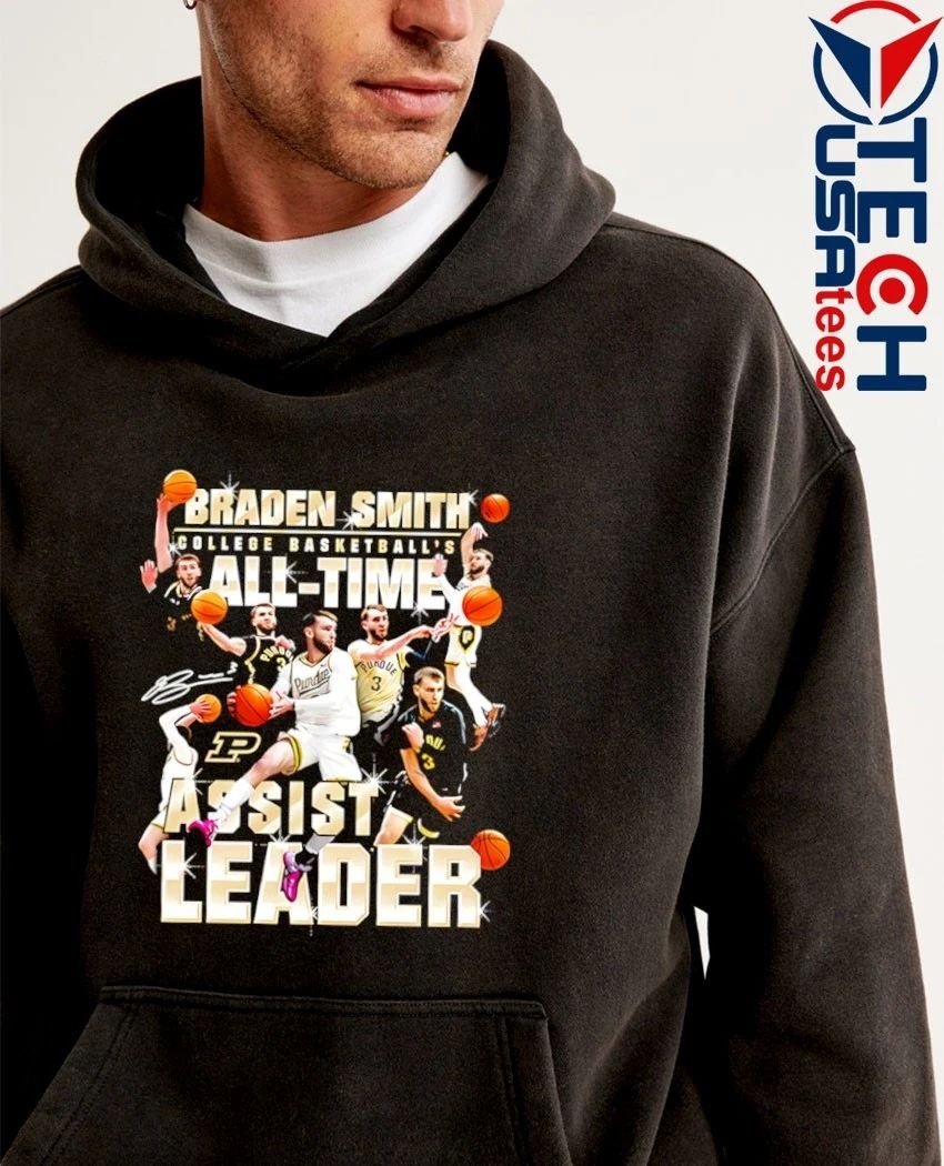Braden Smith Purdue Boilermakers NCAA All-Time Assists Leader shirt