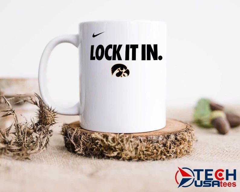 Lock it in Iowa Hawkeyes 2026 On-Court Bench shirt