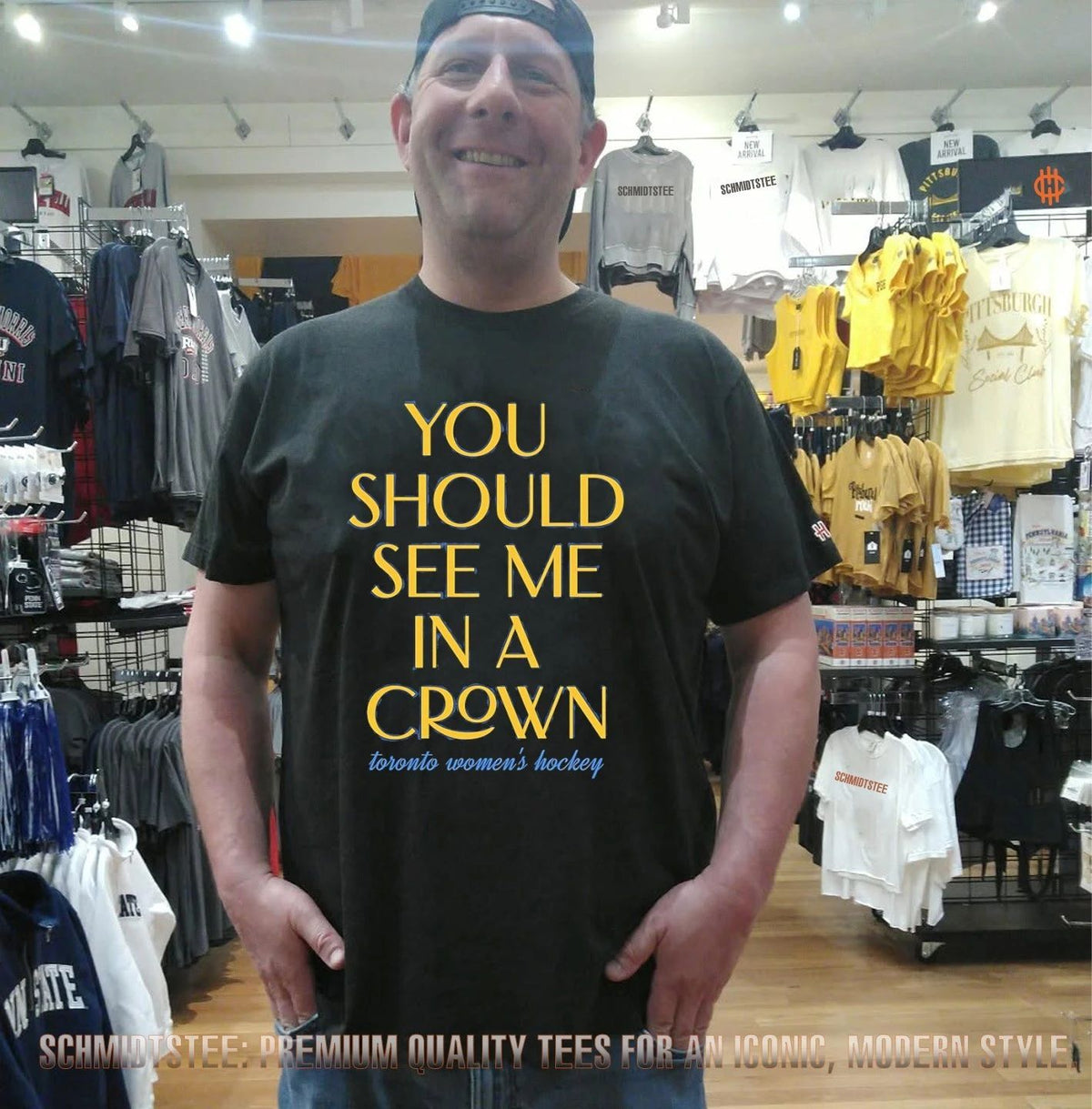 You should see me in a crown Toronto Women’s Hockey shirt
