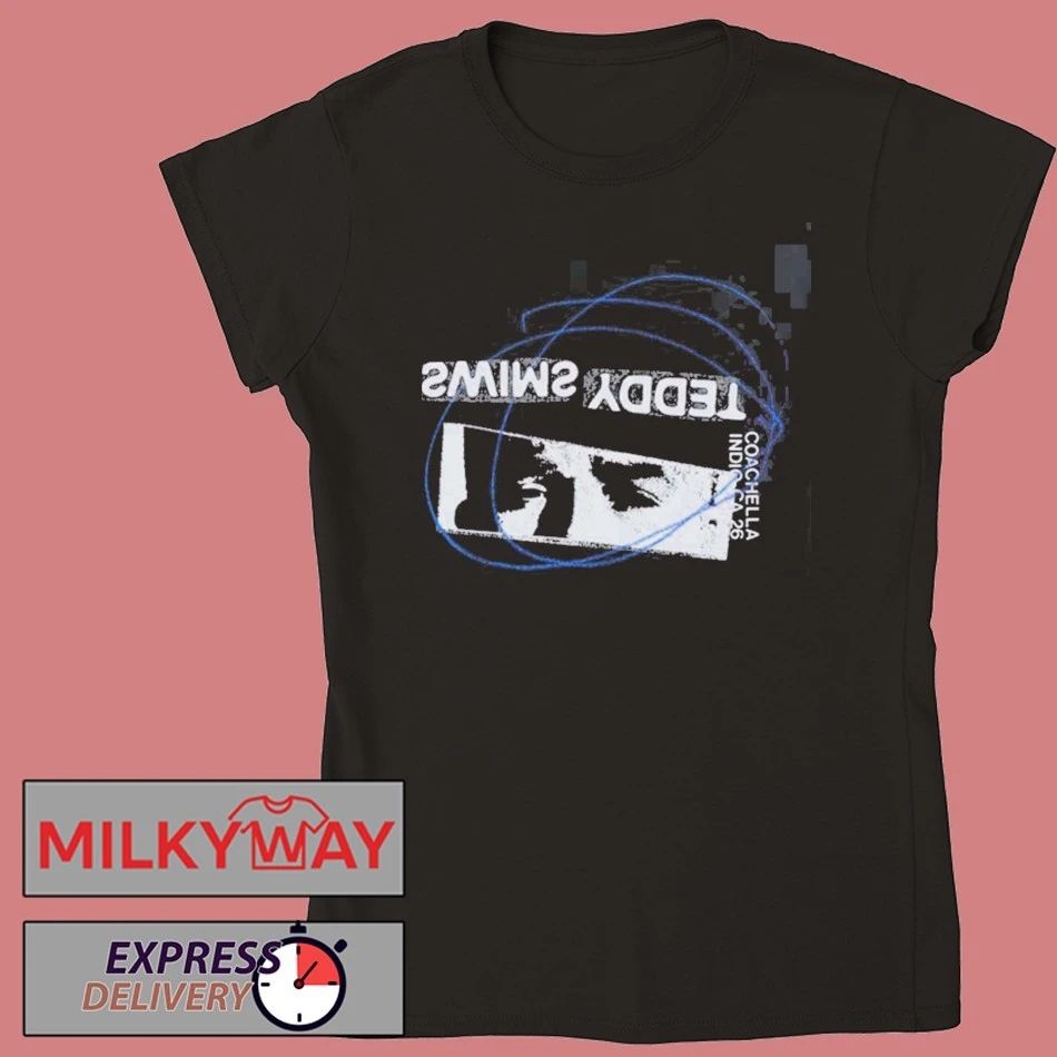 Teddy Swims Coachella 2026 Festival Indio California Merch Two Sided T-Shirt