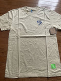 Vast Life Surf Graphic T-Shirt with Rose Graphic Both Sides Medium NWT Tan/Navy