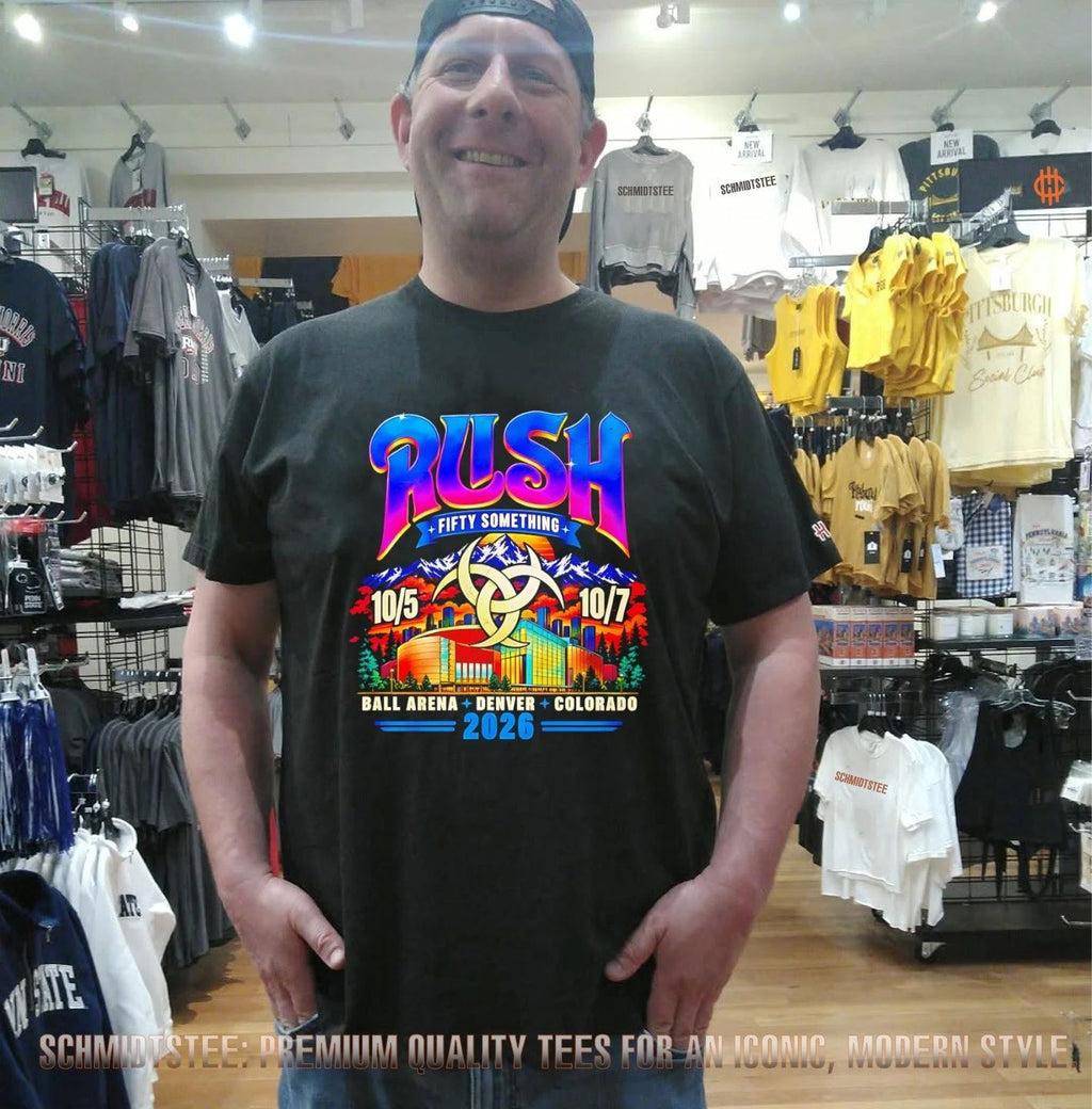 Rush Fifty Something Tour Denver Co October 5 and 7 2026 shirt