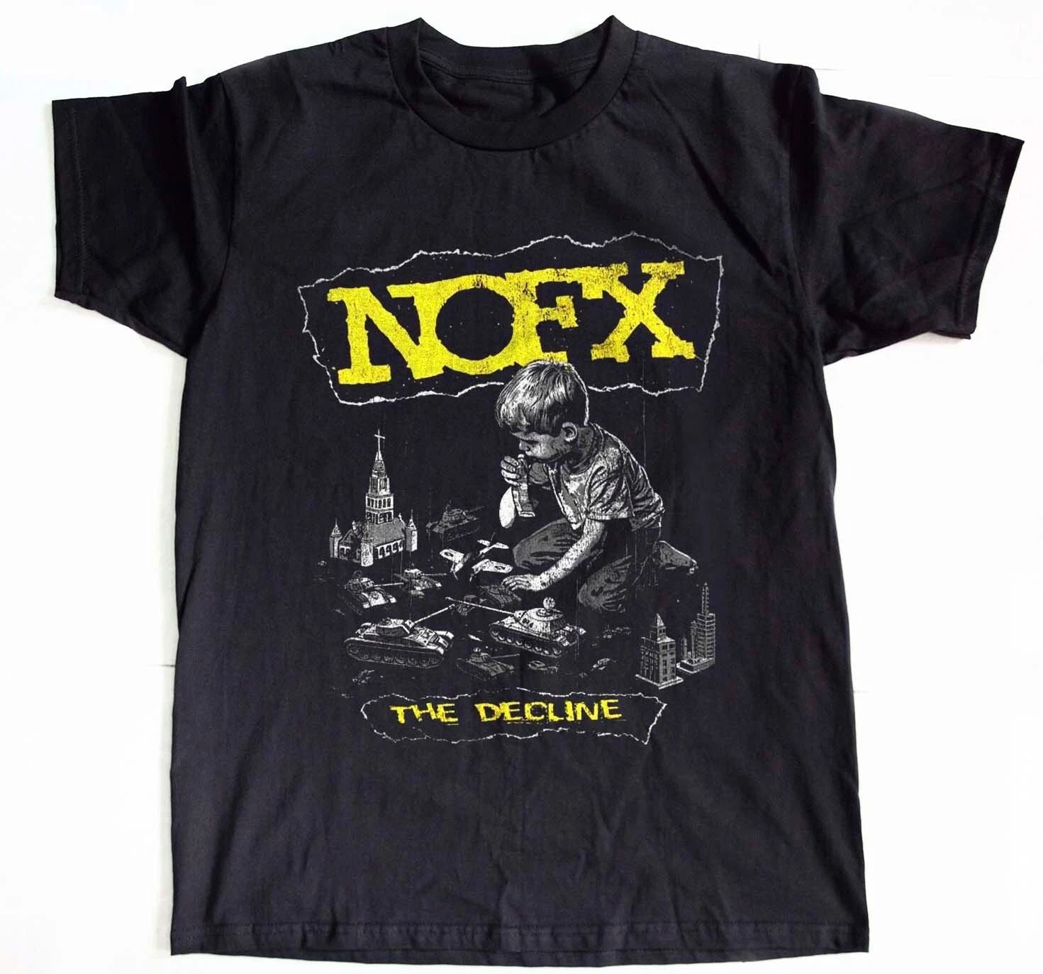 NOFX The Decline Children Funny Black Unisex T-shirt Size S-5XL