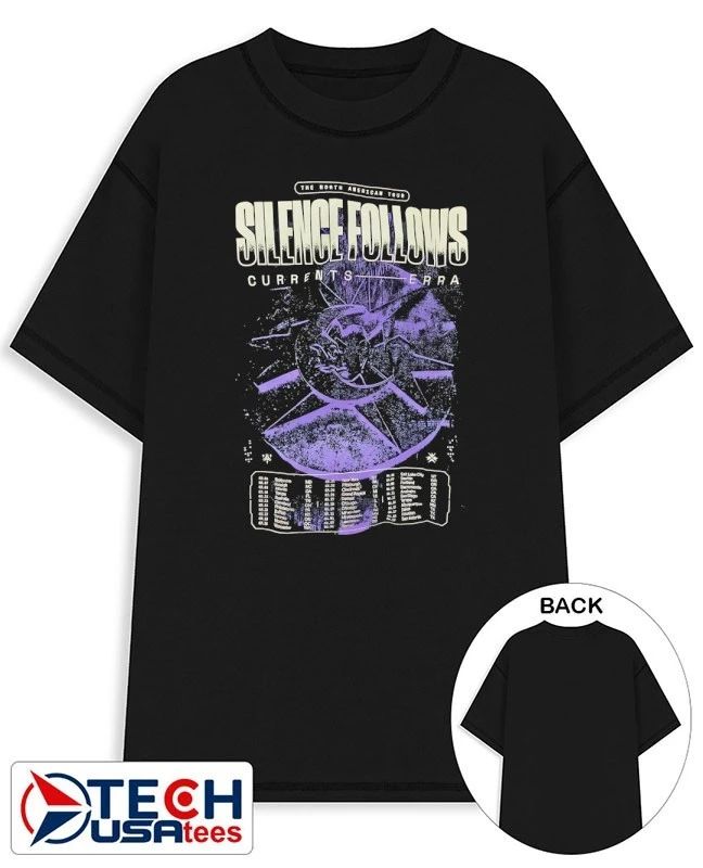 The North American Tour Silence Follows Currents Erra shirt