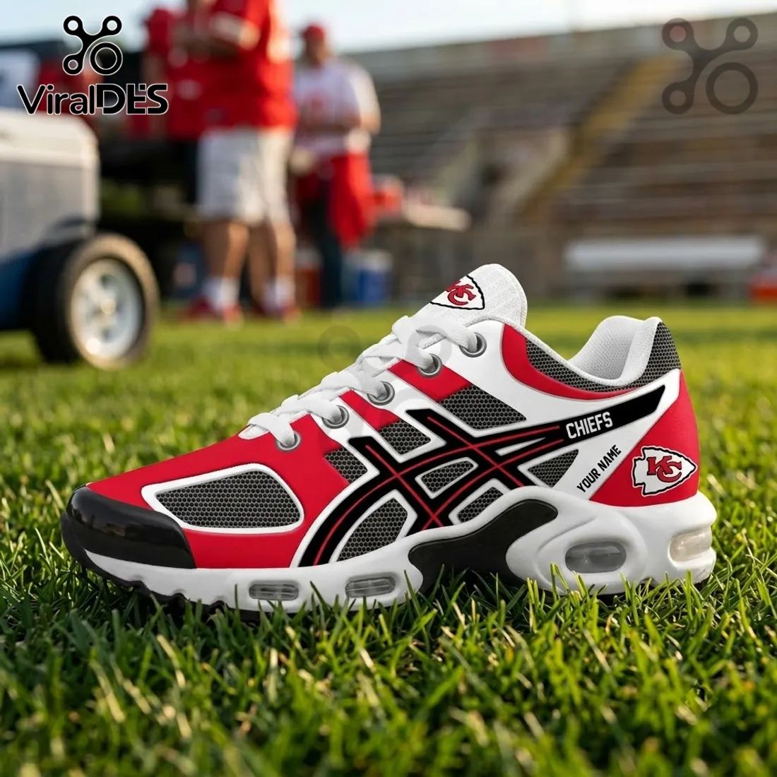 Kansas City Chiefs Custom Air Max Plus Sports Sneakers