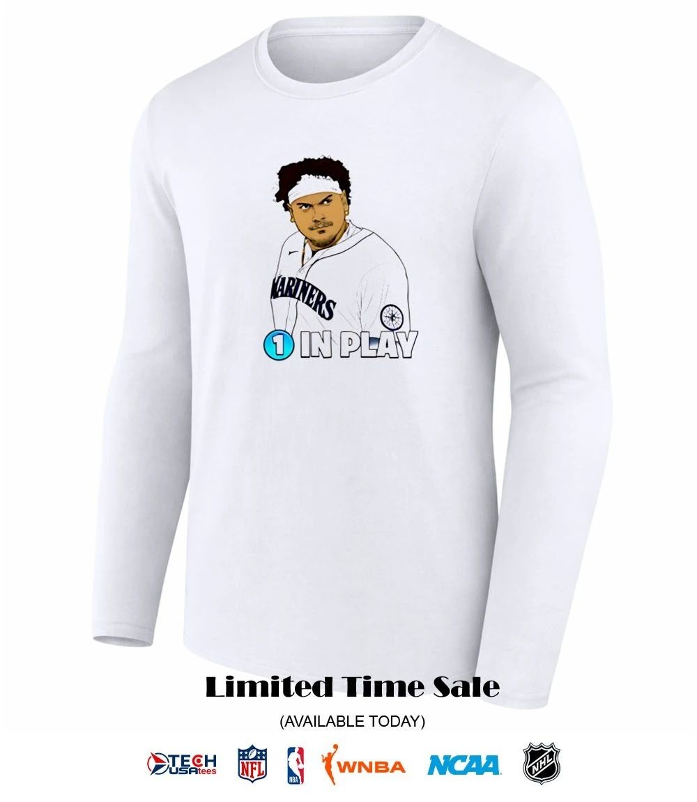 Seattle Mariners Baseball Josh Naylor first pitch in play shirt