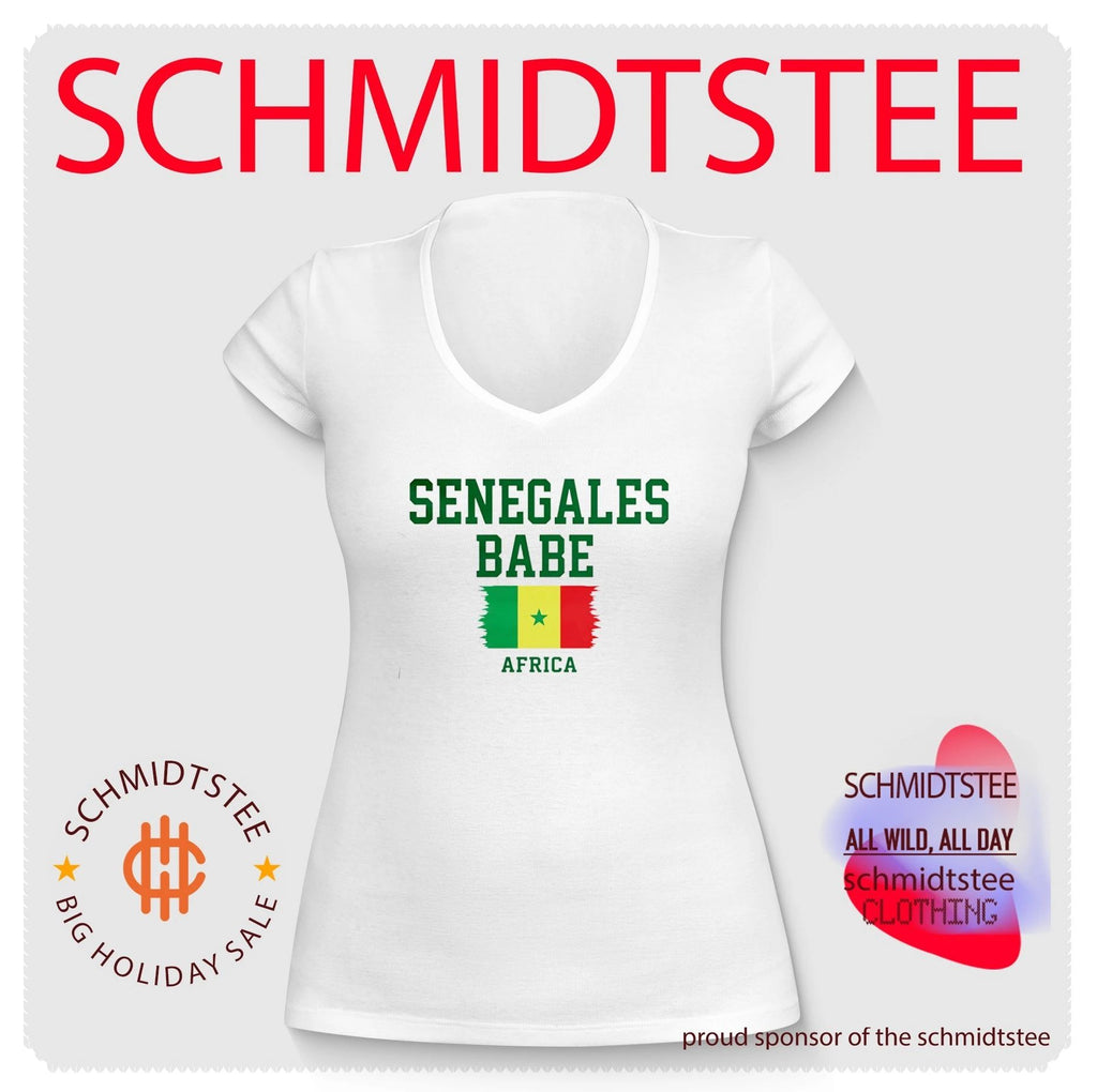 Senegalese Babe Africa flag Heritage shirt