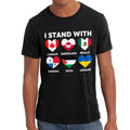 I Stand With Canada Greenland Mexico Panama Gaza Ukraine T-Shirt