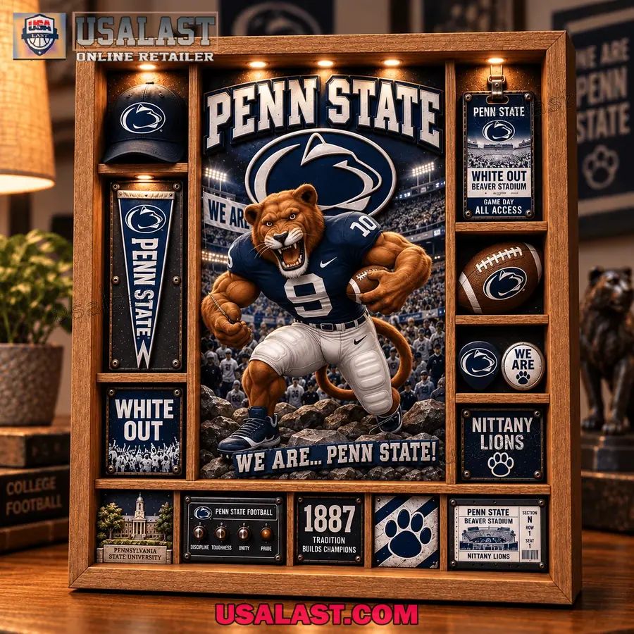 Penn State Nittany Lions Custom Frame Light Box