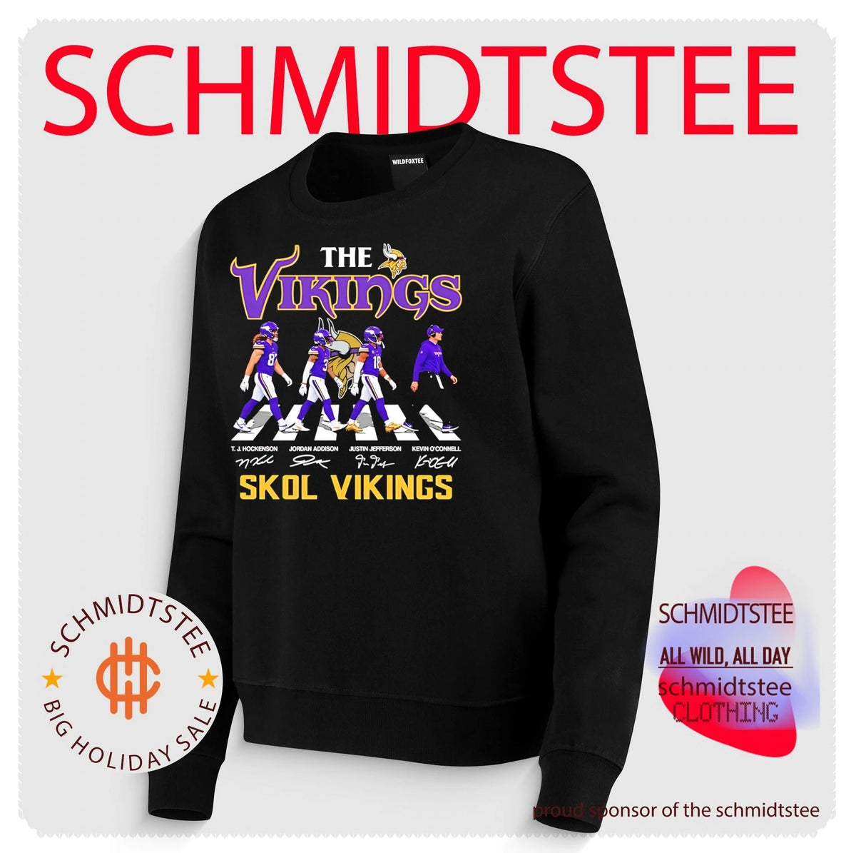 Minnesota Vikings the Vikings Abbey Road Skol Vikings shirt