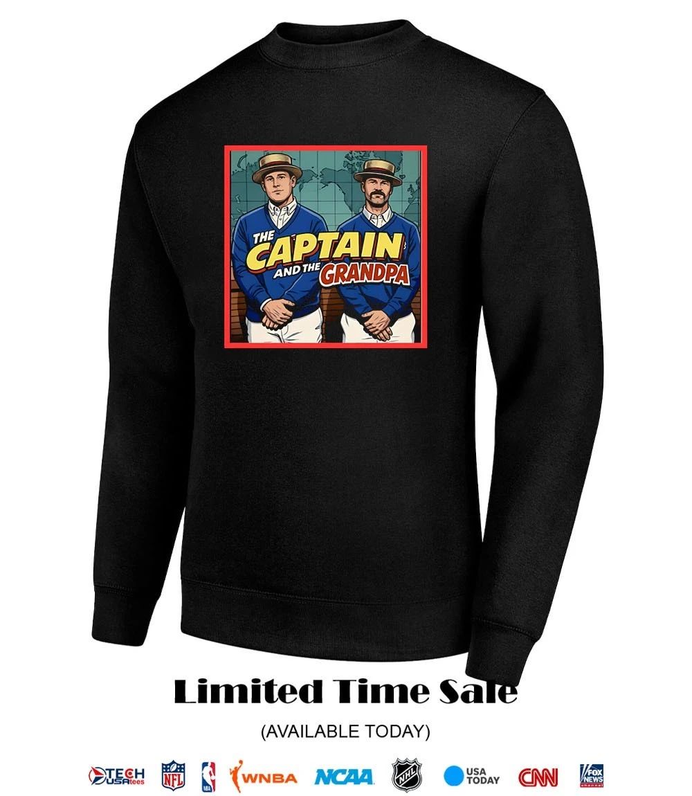 The Captain and The Grandpa Chicago Cubs shirt