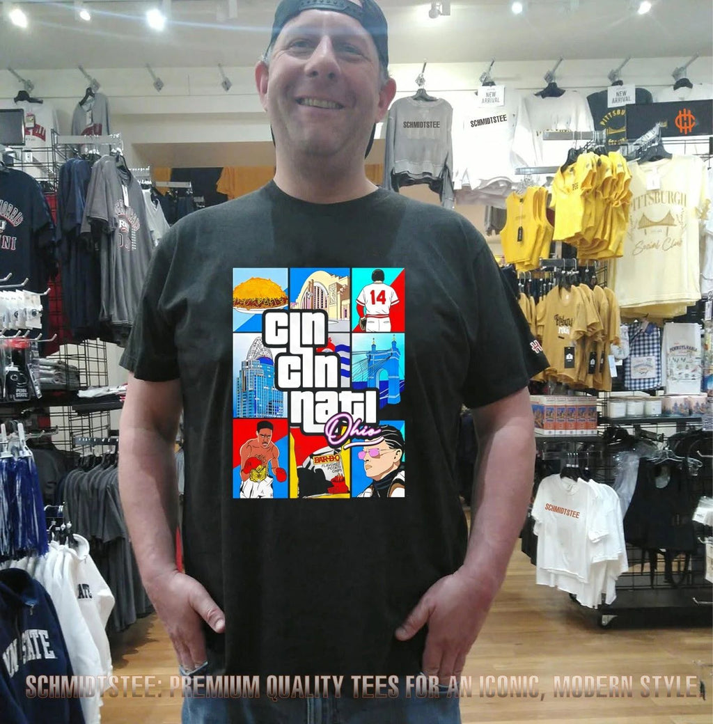 Grand Theft Cincy October Artist Series Cincinnati GTA shirt