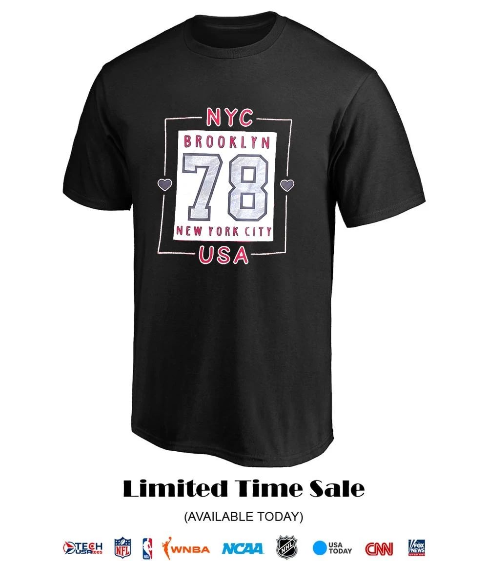 Brooklyn New York City 78 NYC USA shirt