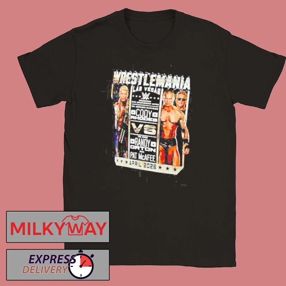 WrestleMania 42 Cody Rhodes vs Randy Orton WrestleMania Vegas April 2026 shirt