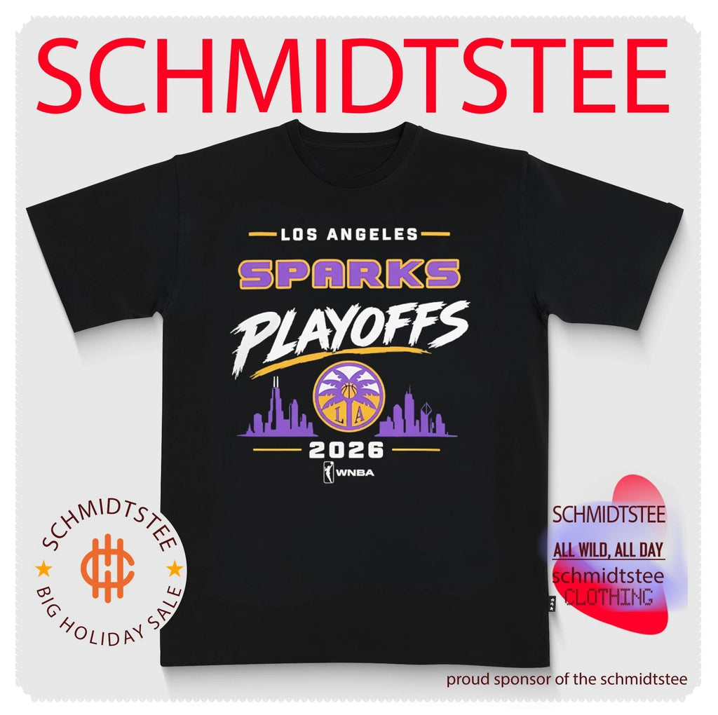 Los Angeles Sparks 2026 WNBA Playoffs city skyline shirt
