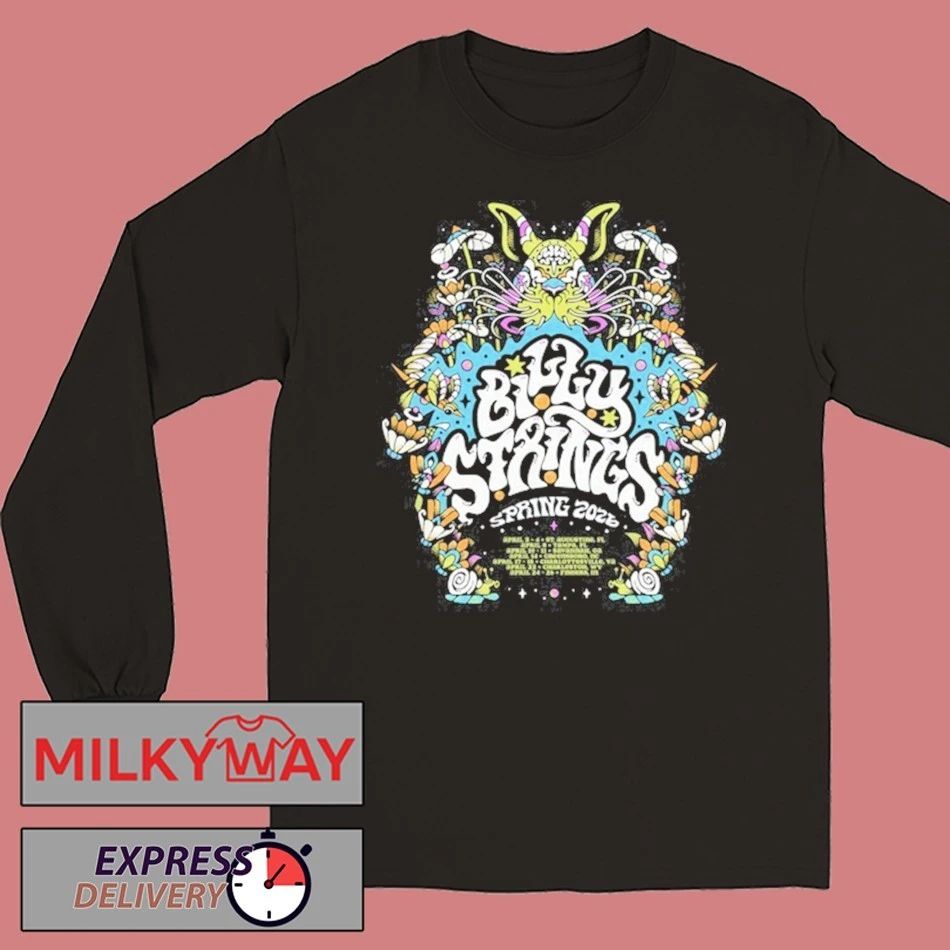 Billy Strings Spring 2026 Tour shirt