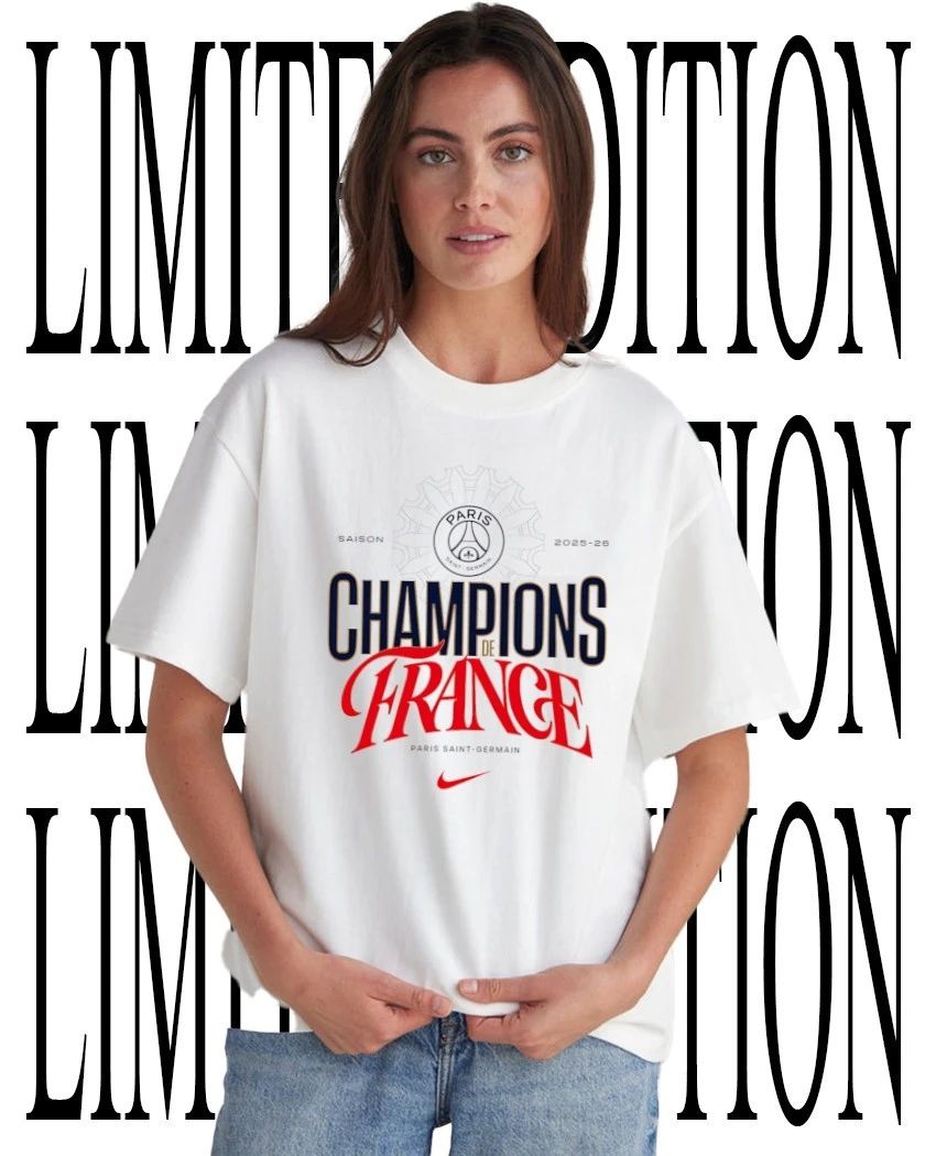 Paris Saint-Germain Champions de France 2025-2026 shirt