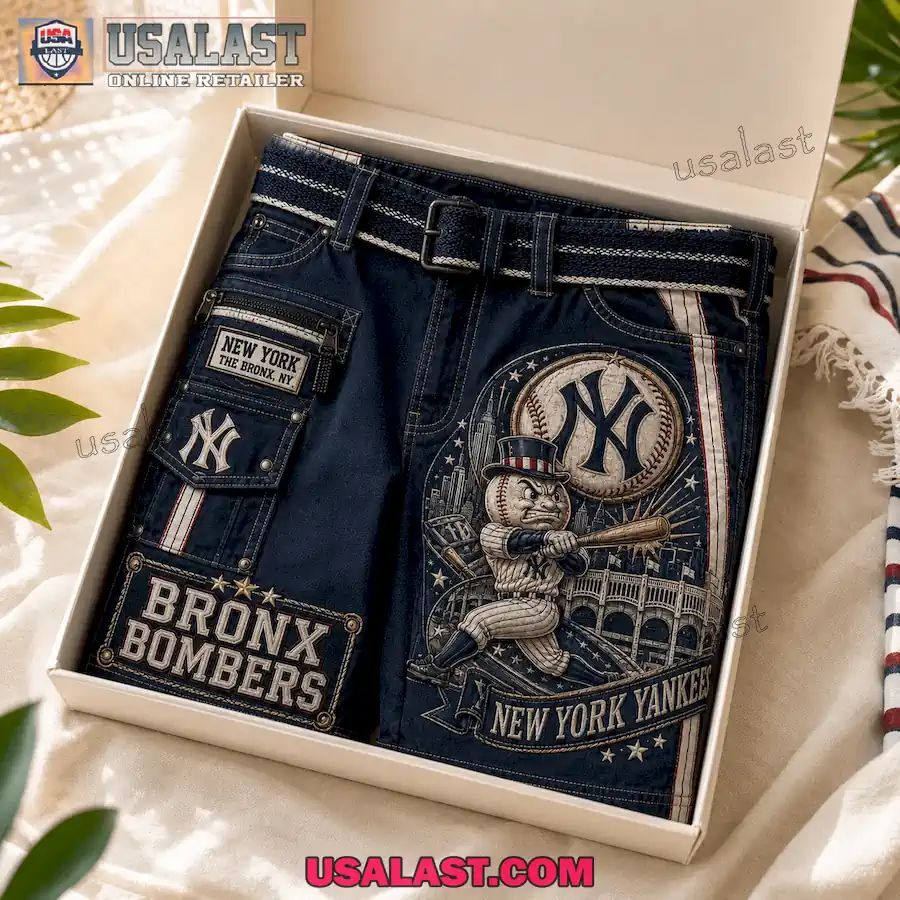 New York Yankees Bronx Bombers The Bronx NY Men Cargo Short