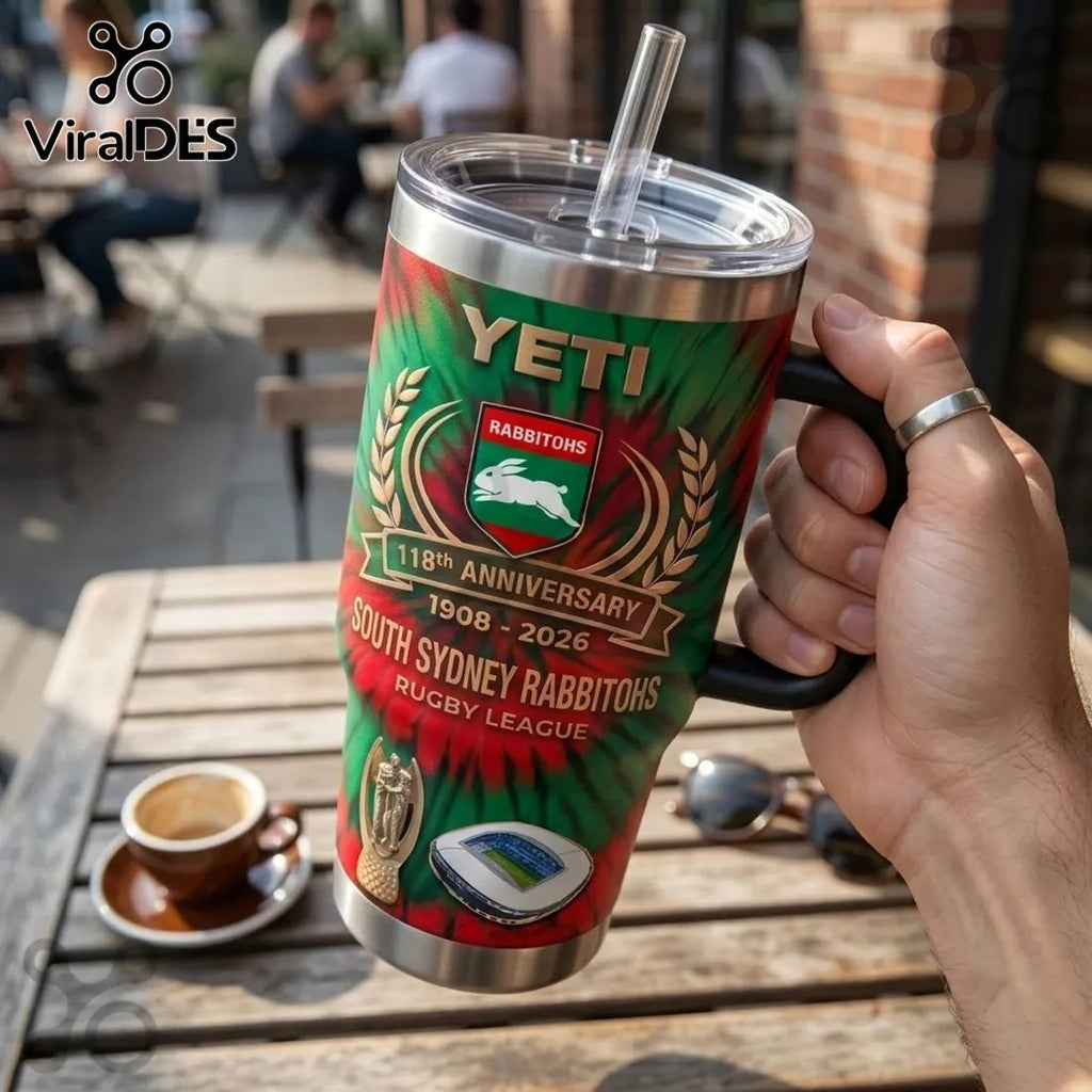 South Sydney Rabbitohs 118th Anniversary 40oz Tumbler
