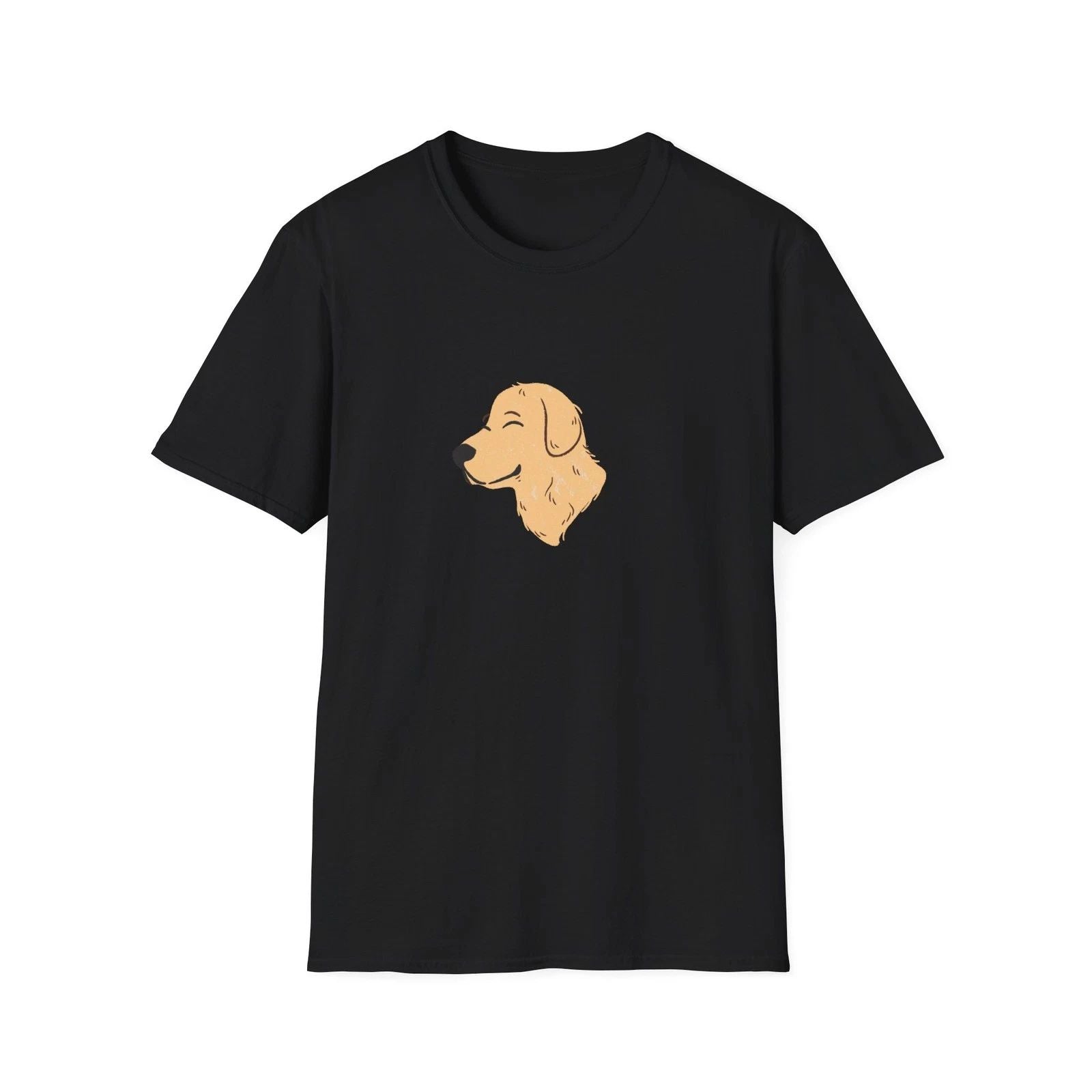 Golden Retriever Dog Head T-Shirt | Personalized gift | Vintage wildlife Tee