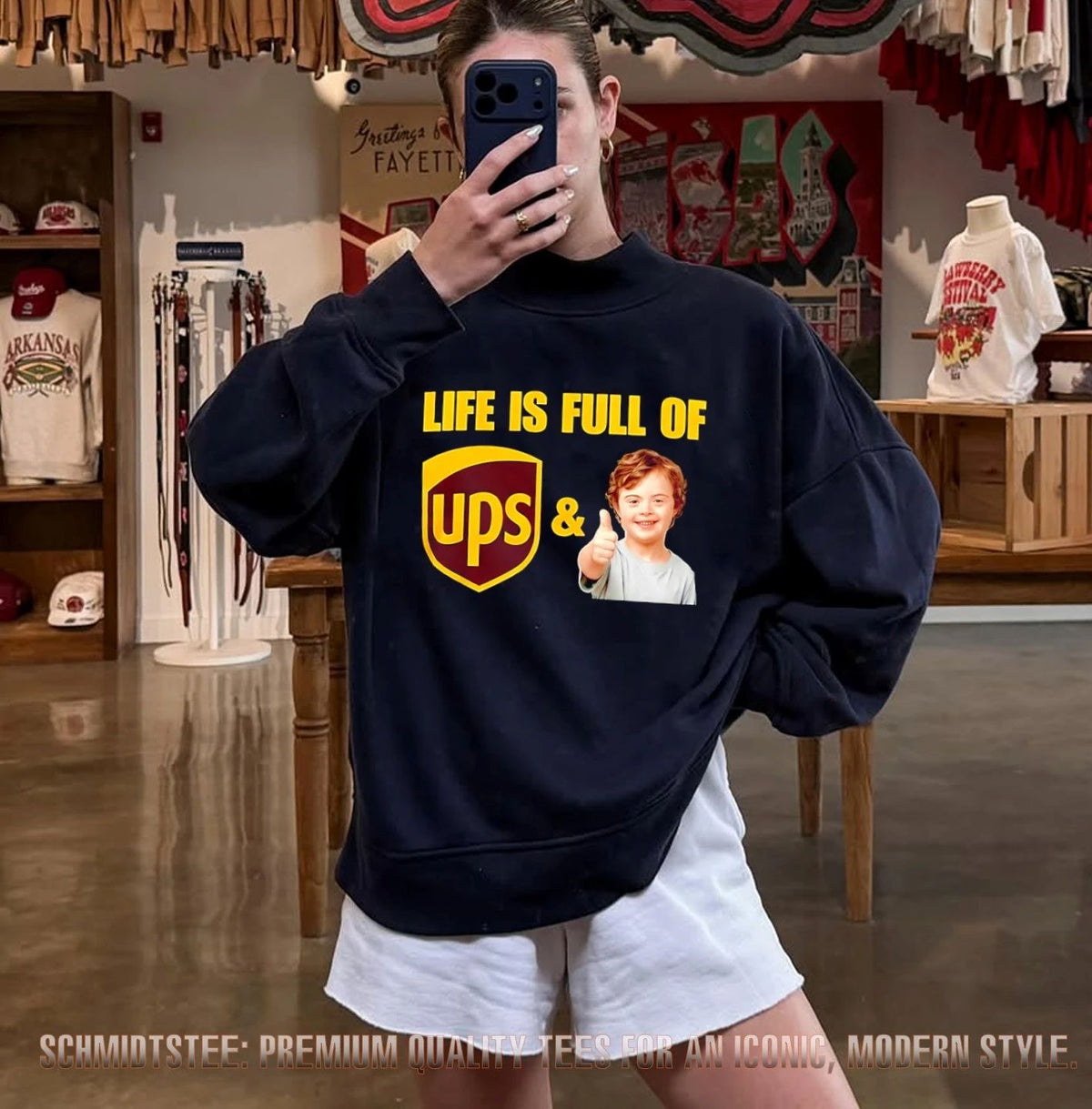 Life Is Full Of UPS And Downs Syndrome Awareness Shirt