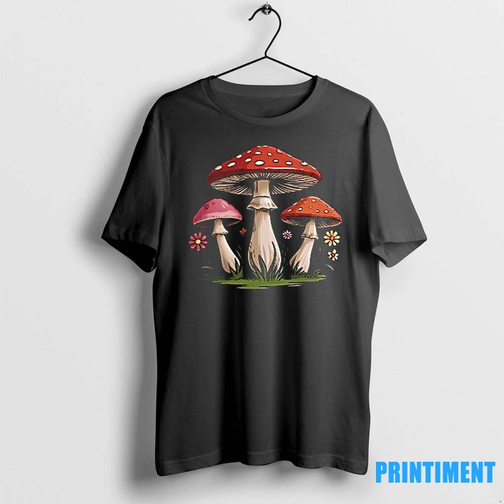 Mushrooms And Flowers Tshirts Sweater