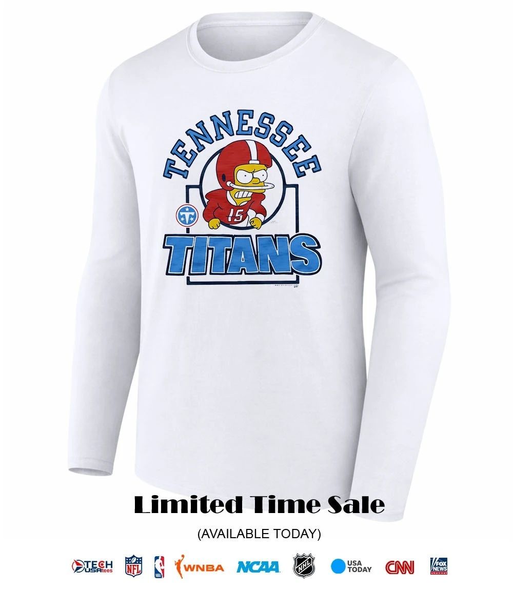 Bart Simpson x Tennessee Titans shirt