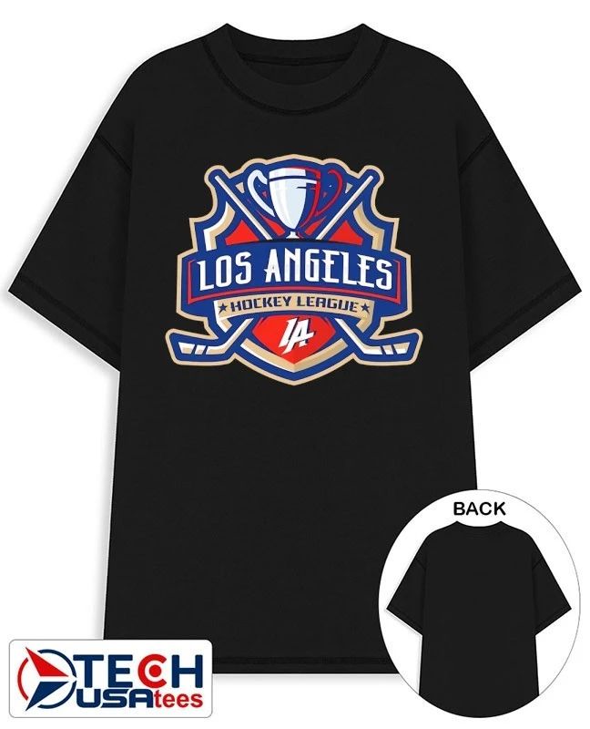 Los Angeles Hockey League logo shirt