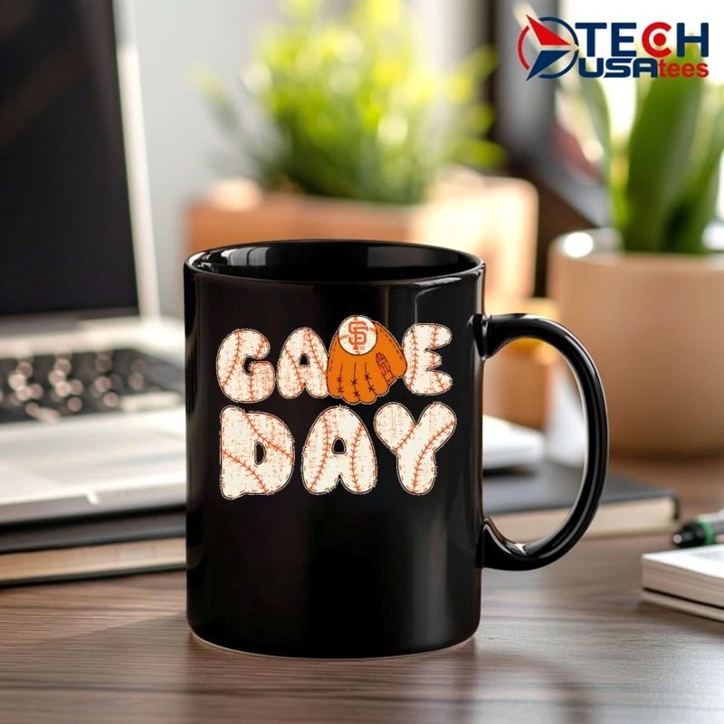 Game Day San Francisco Giants Baseball MLB glove shirt