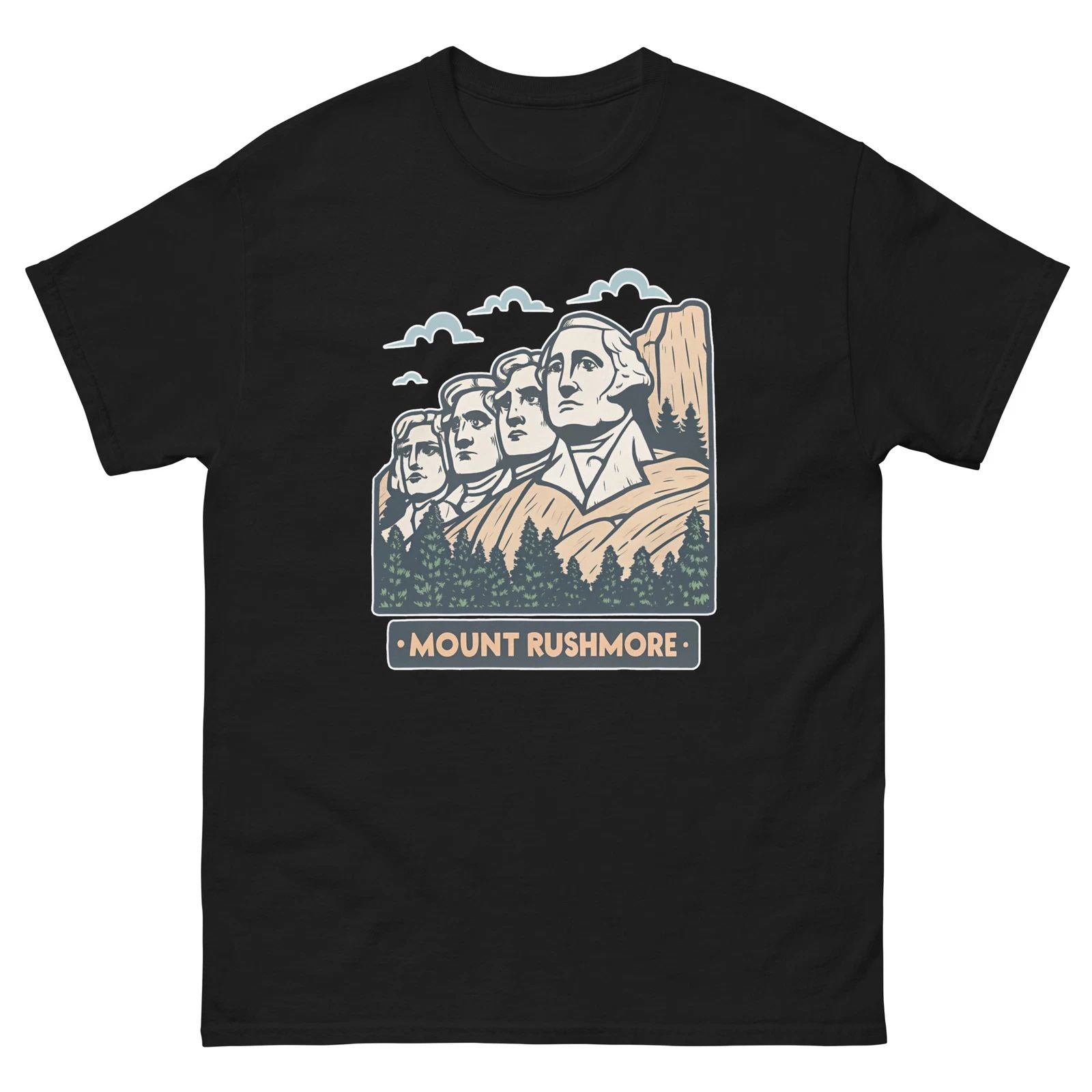 Mount Rushmore Attraction Landmark Travel T-Shirt