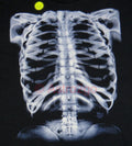 GLOW X-RAY SKELETON-Bones Ribs Anatomy Biology Science Halloween T shirt S-2XL