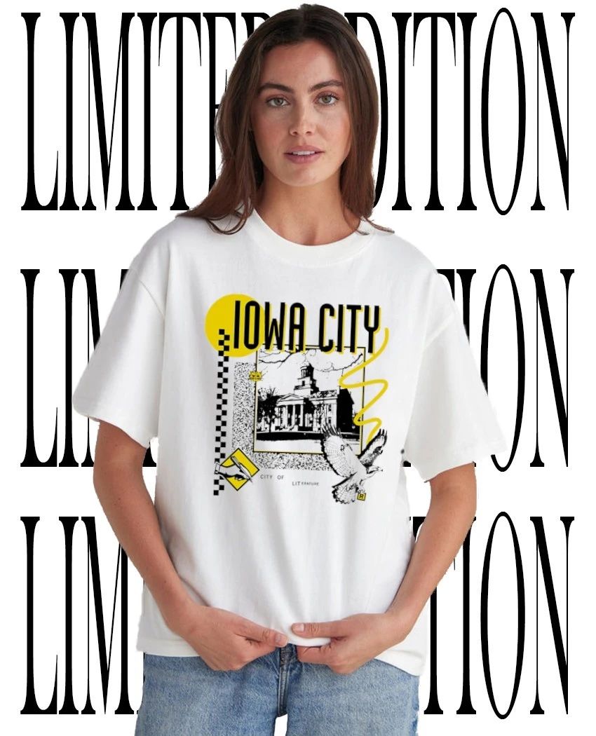 Iowa City University of Iowa Hawkeyes Old Capitol City of Literature shirt