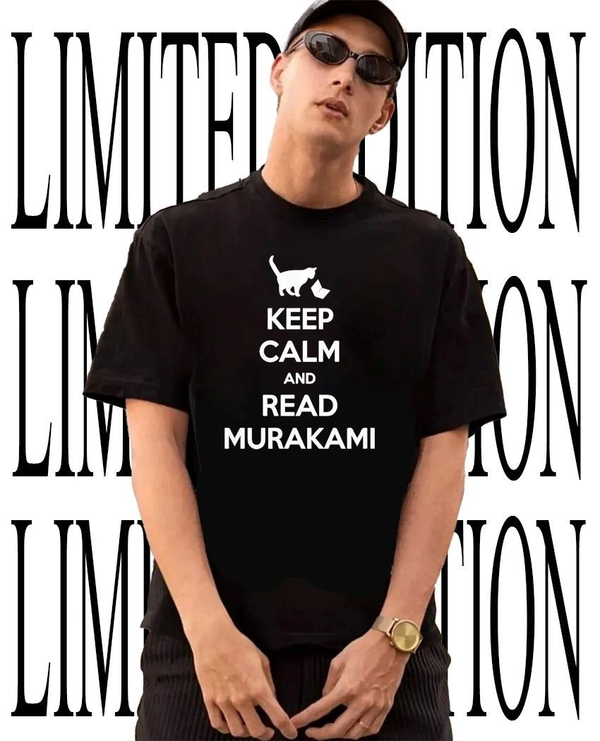 Keep calm and read murakami shirt