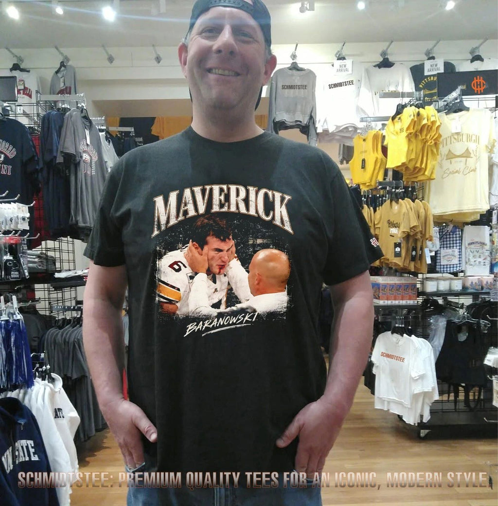 Maverick Baranowski and coach Minnesota Golden Gophers bleed graphic shirt