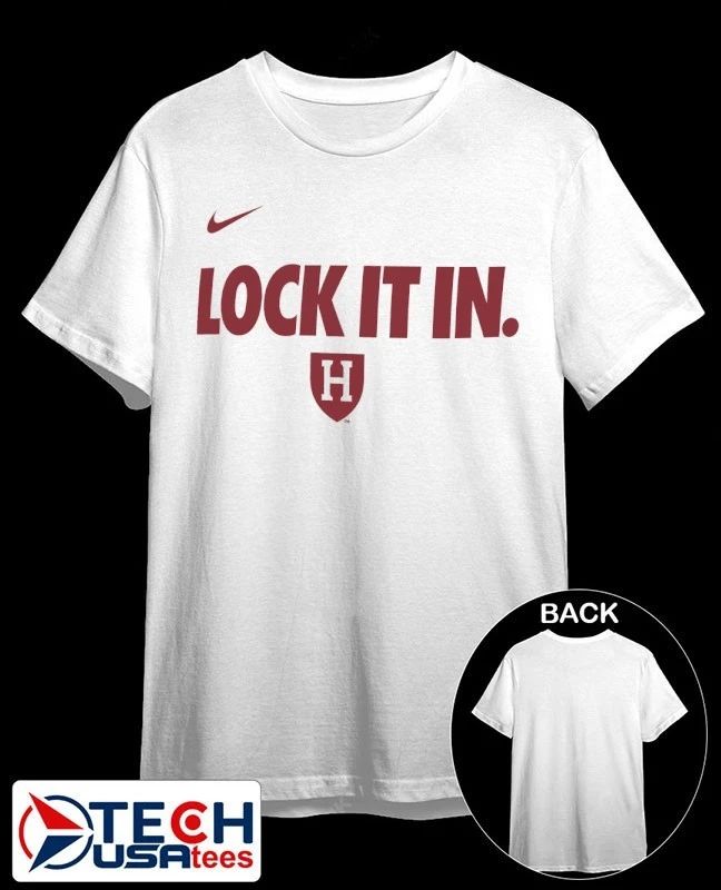 Lock it in Harvard Crimson 2026 On-Court Bench shirt