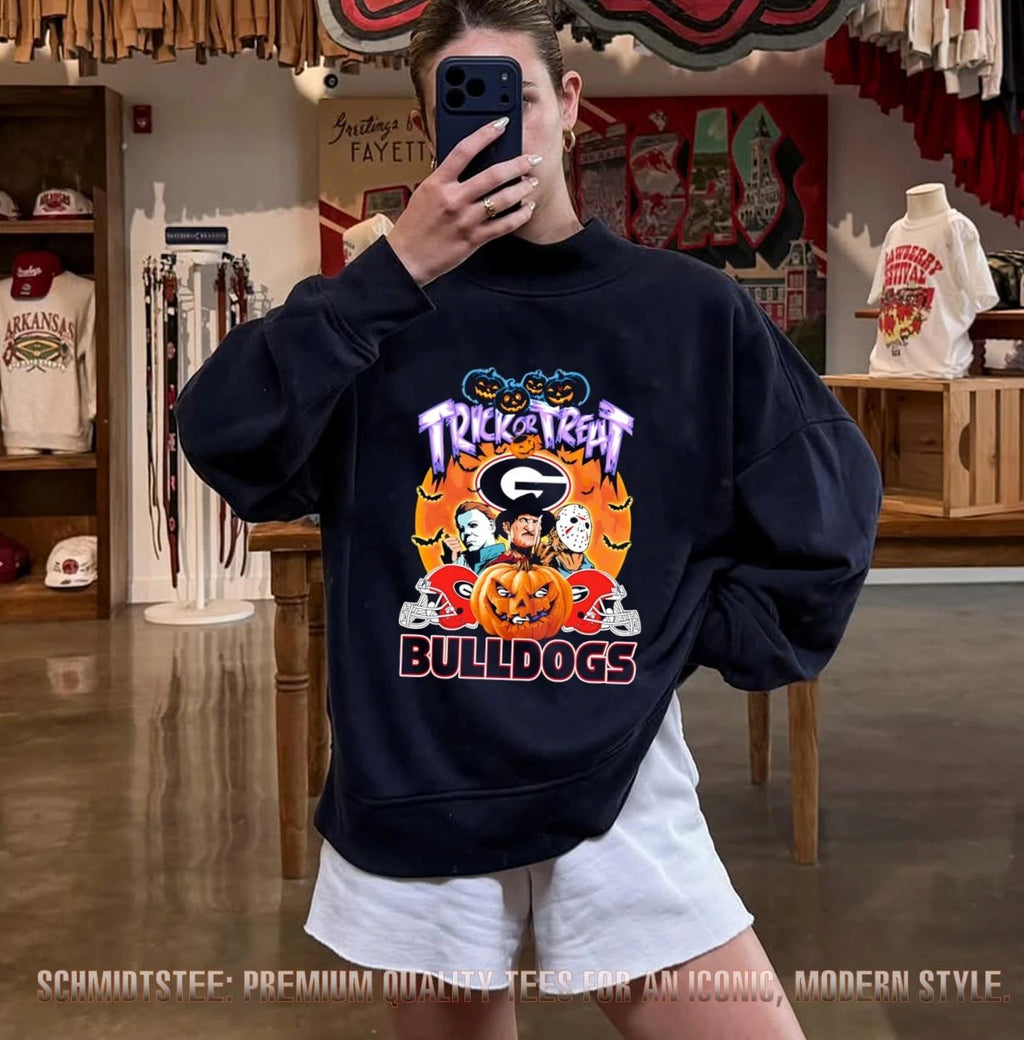 Georgia Bulldogs x Horror Characters Trick Or Treat Halloween 2026 shirt