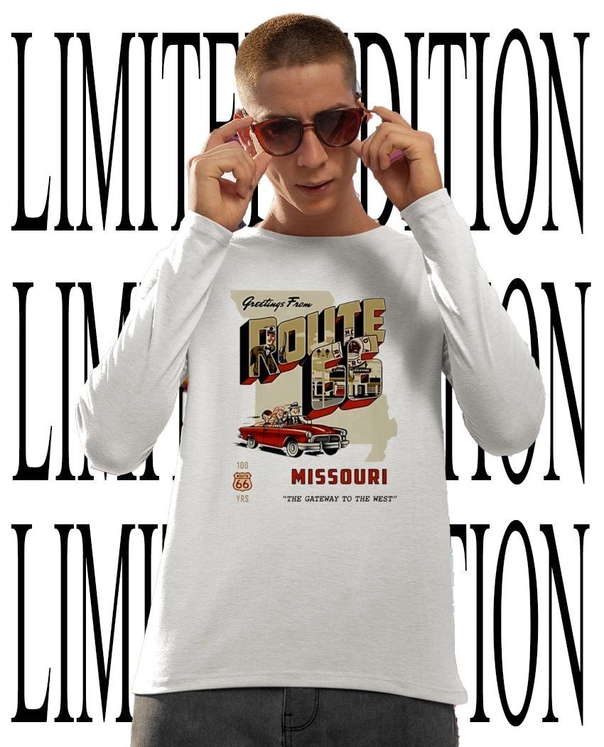 Greetings from Route 66 Missouri the Gateway to the West shirt