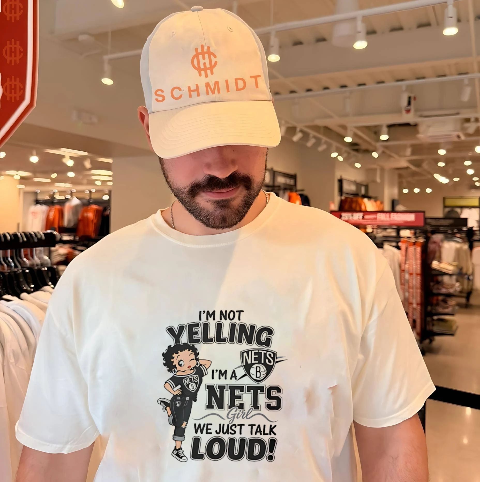 I’m not yelling I’m a Brooklyn Nets girl we just talk loud shirt