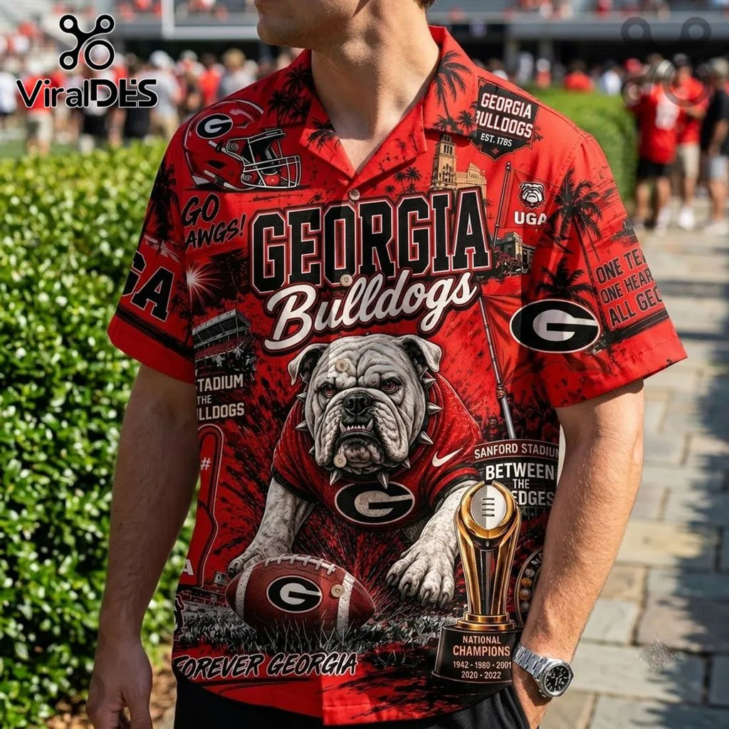 Georgia Bulldogs National Champions Hawaiian Shirt