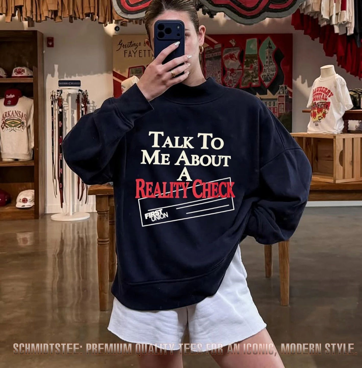 Talk to me about a reality check shirt