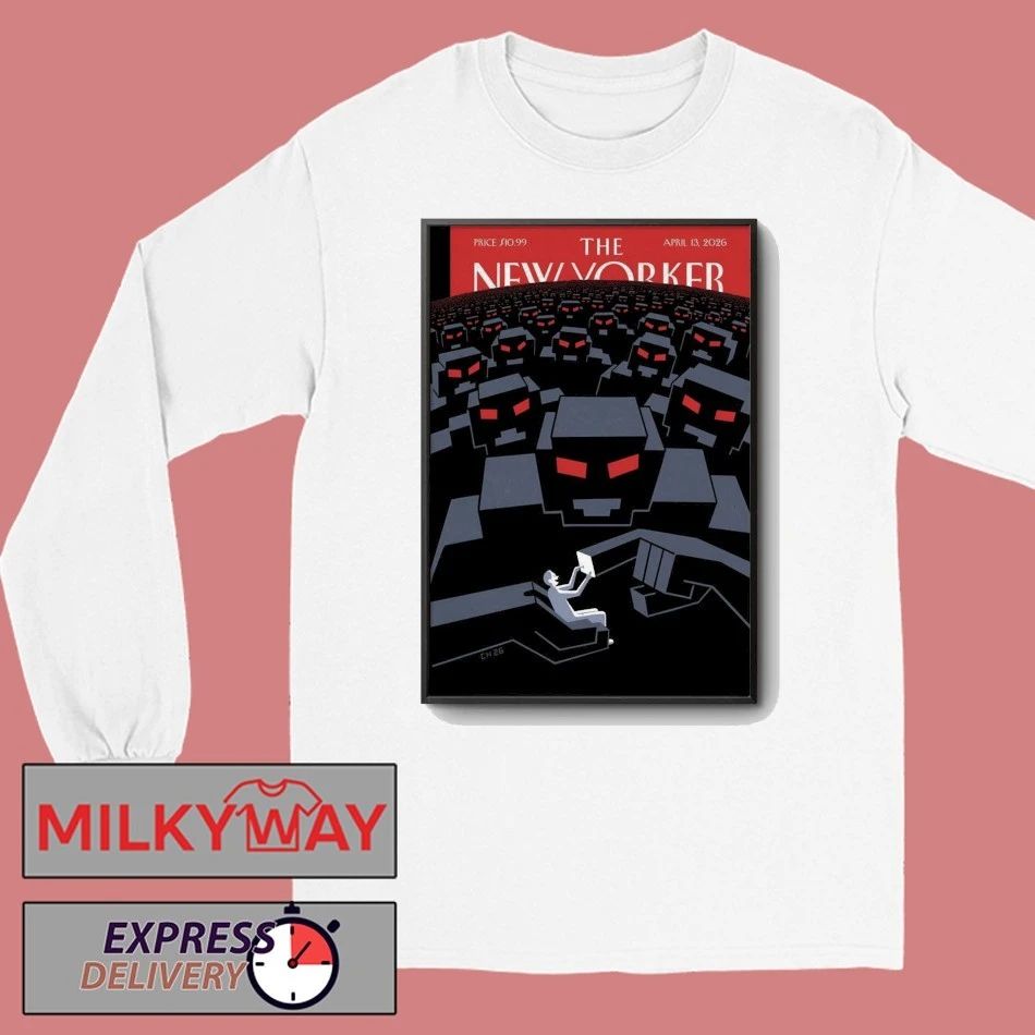 The New Yorker Apr 13 2026 Christoph Niemann’s “New Horizons” Poster shirt