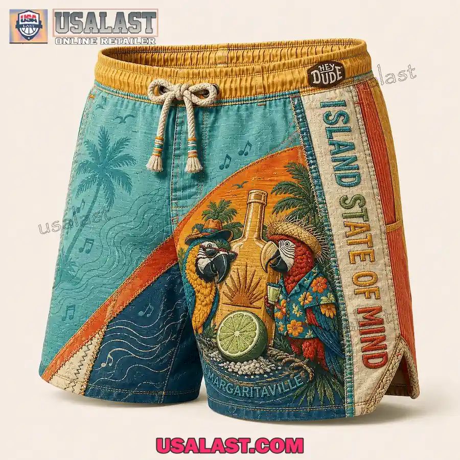 Jimmy Buffett Margaritaville Island State Of Mind Men Cargo Short