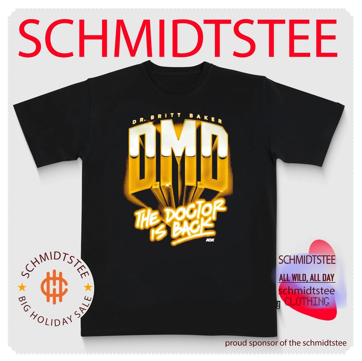 All Elite Wrestling (AEW) Britt Baker DMD The Doctor is Back shirt