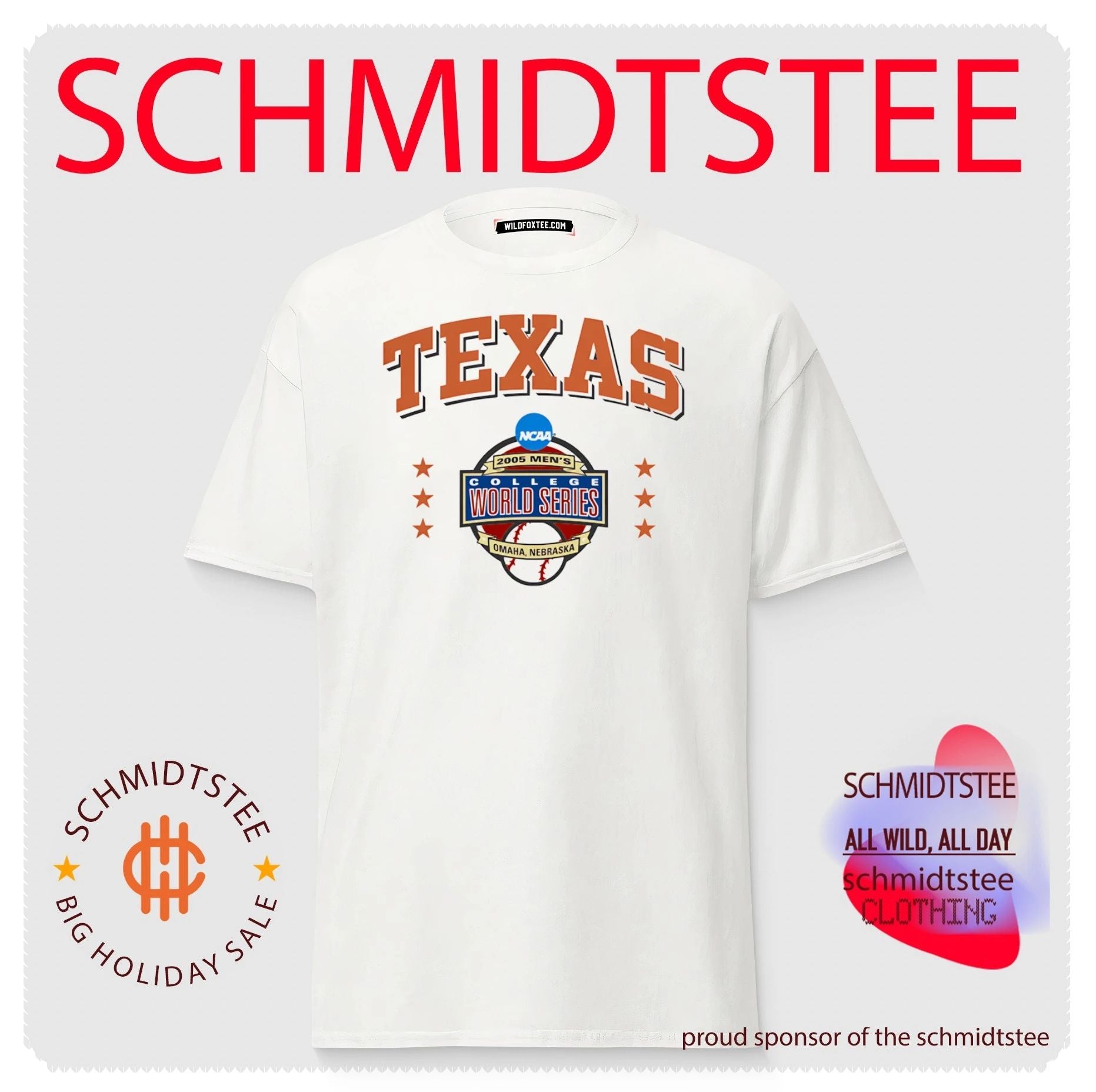Texas baseball 2005 College World Series Omaha shirt