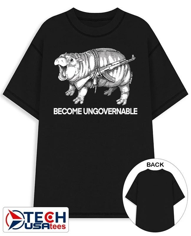 Moo Deng become Ungovernable T-shirt
