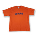 CANCUN MEXICO Short Sleeve Graphic Caribbean Side T-Shirt Orange Size XL